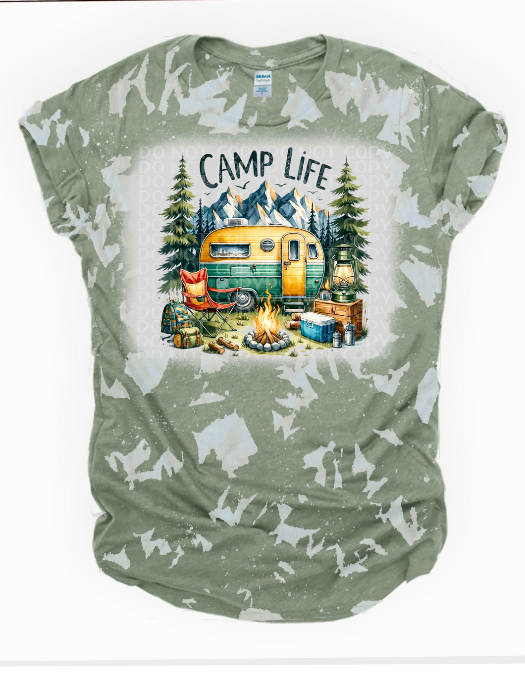 Camp Life Bleached Tee