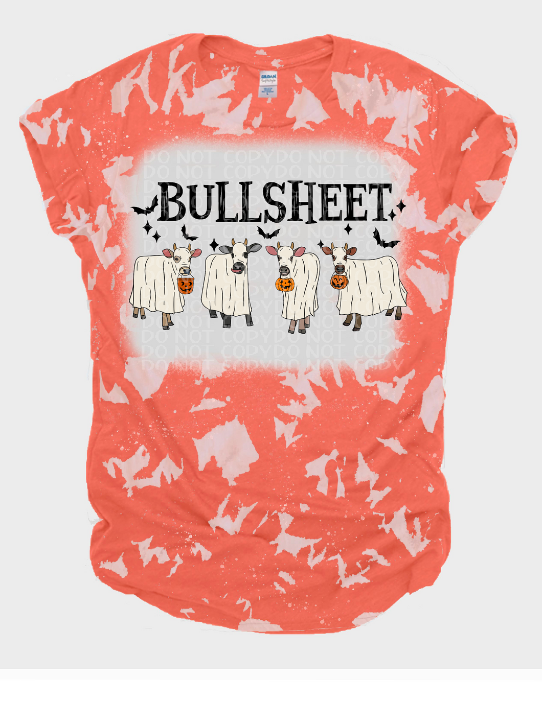 Bull Sheet Halloween No Bleach or Bleached Tee