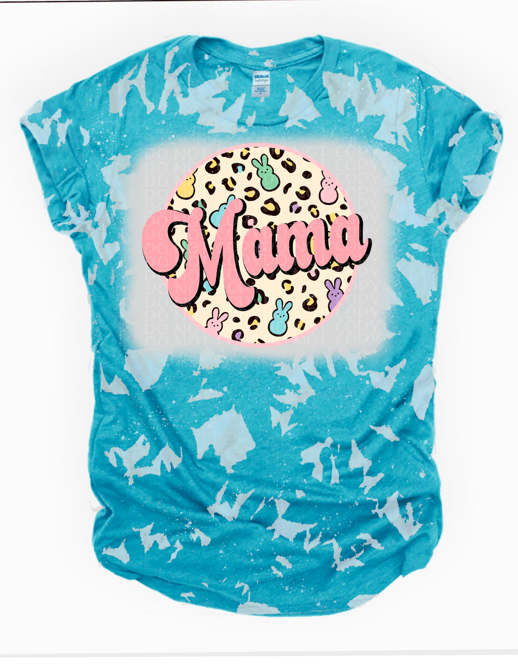 Mama Easter treats Bleached Tee