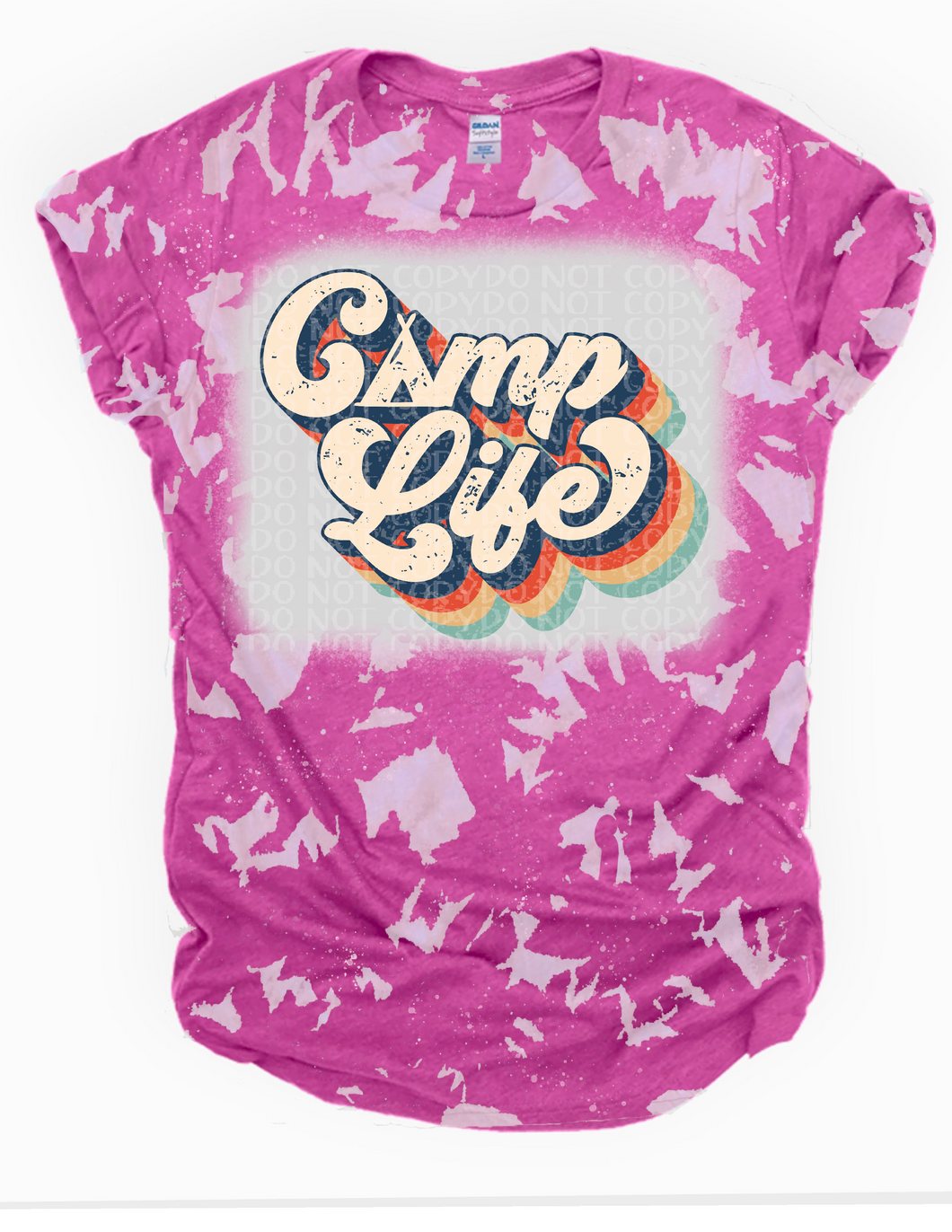 Camp Life Retro Bleached Tee