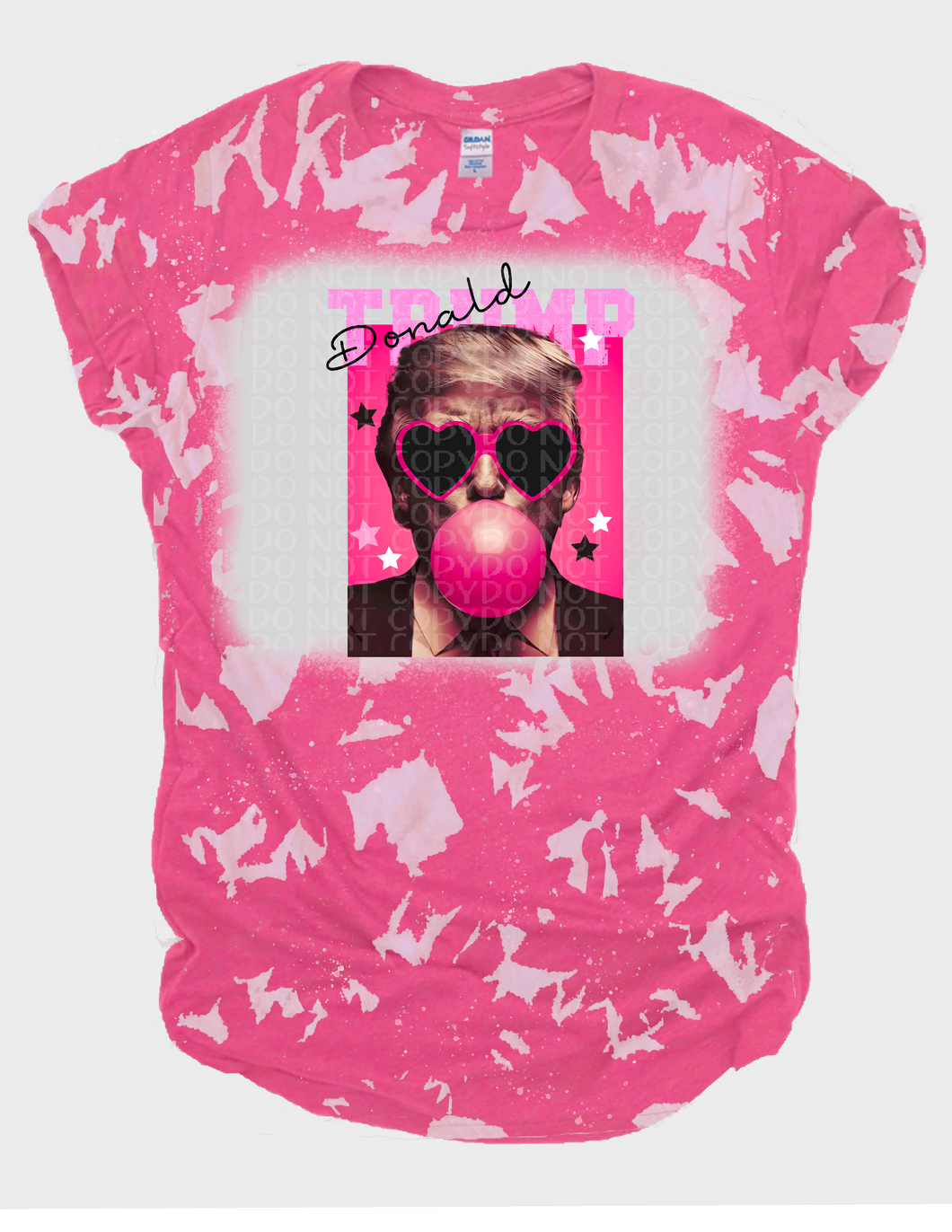 Trump Bubblegum Bleached Tee