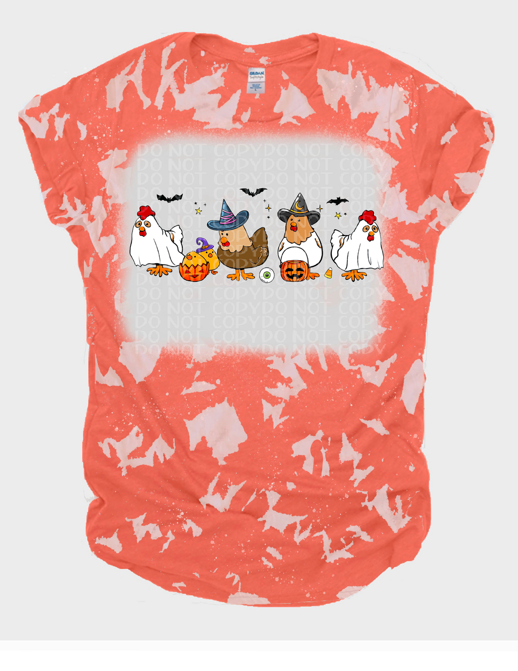 Chicken Ghost No Bleach or Bleached Tee