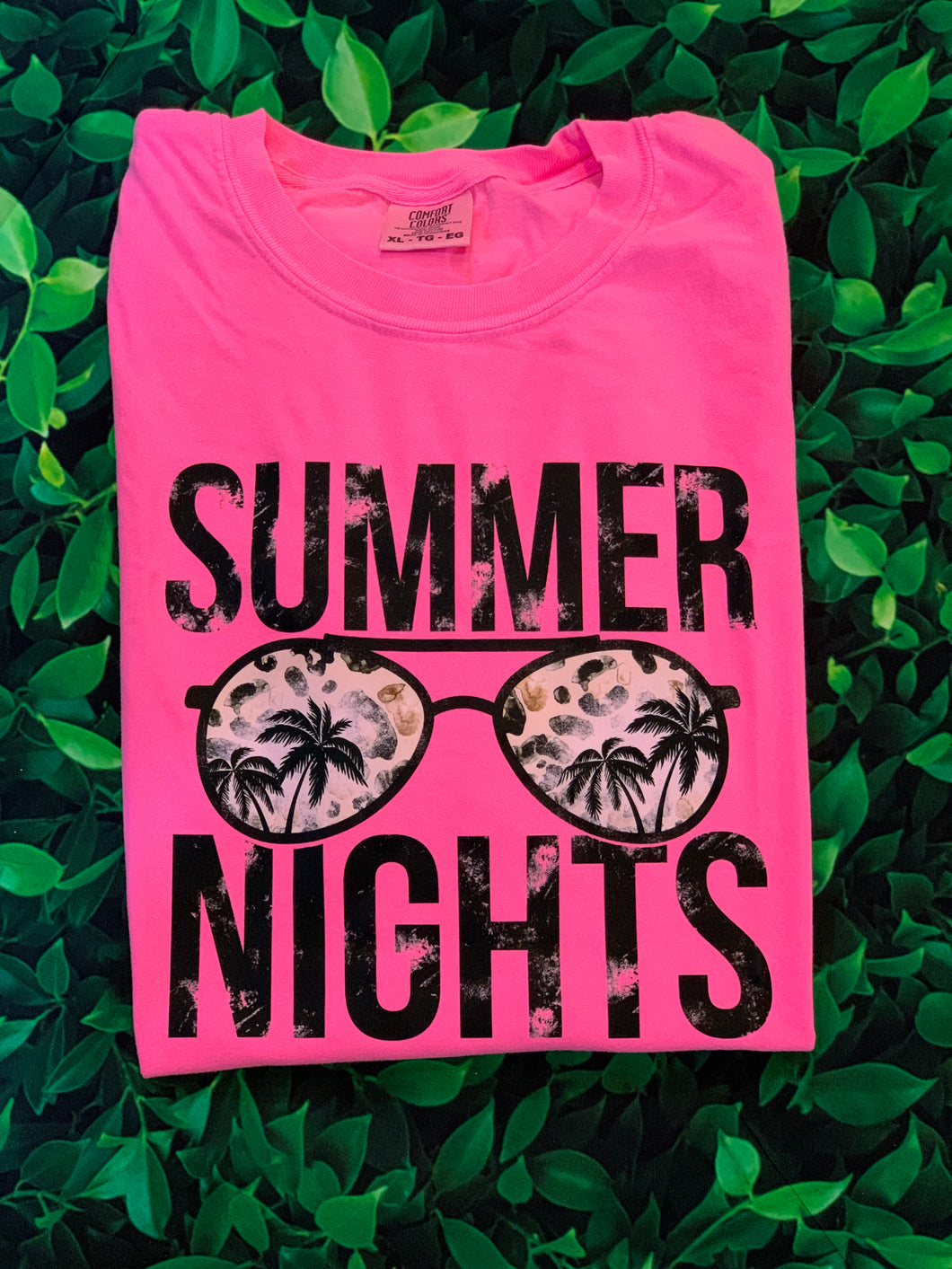 Summer Nights Comfort Color DTF Printed Tee