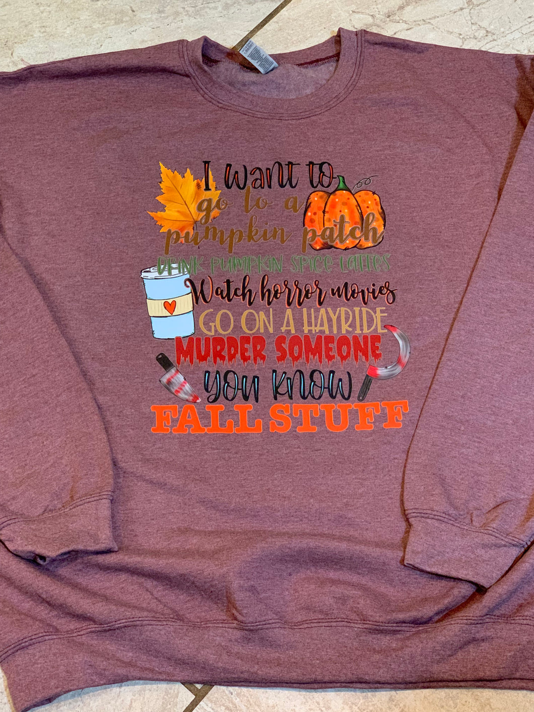 Fall Stuff DTF Sweatshirt