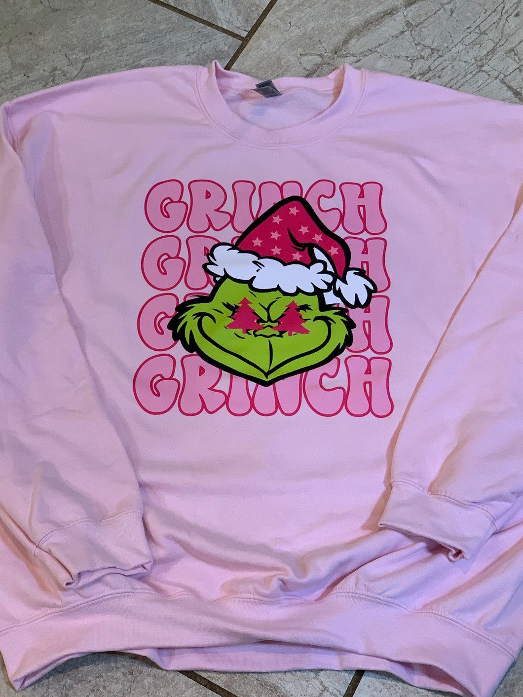 Pink Gri-nch DTF Sweatshirt