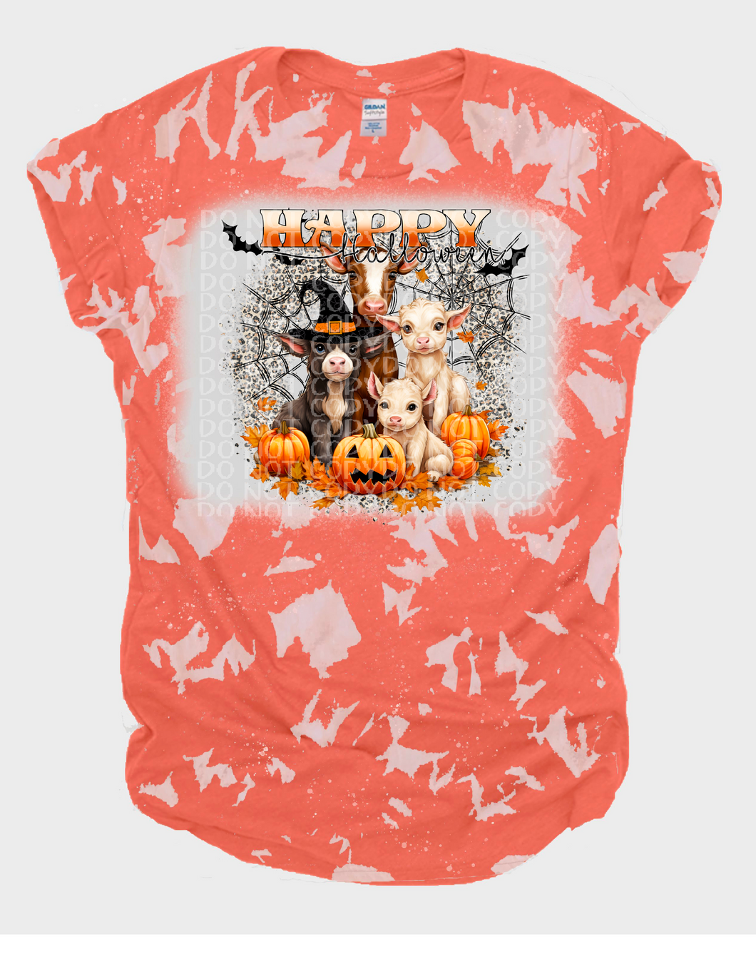 Happy Halloween FarmNo Bleach or Bleached Tee