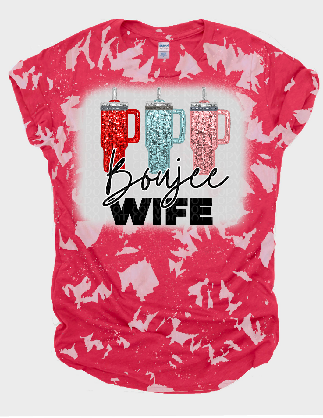 Bougie Wife bleached tee