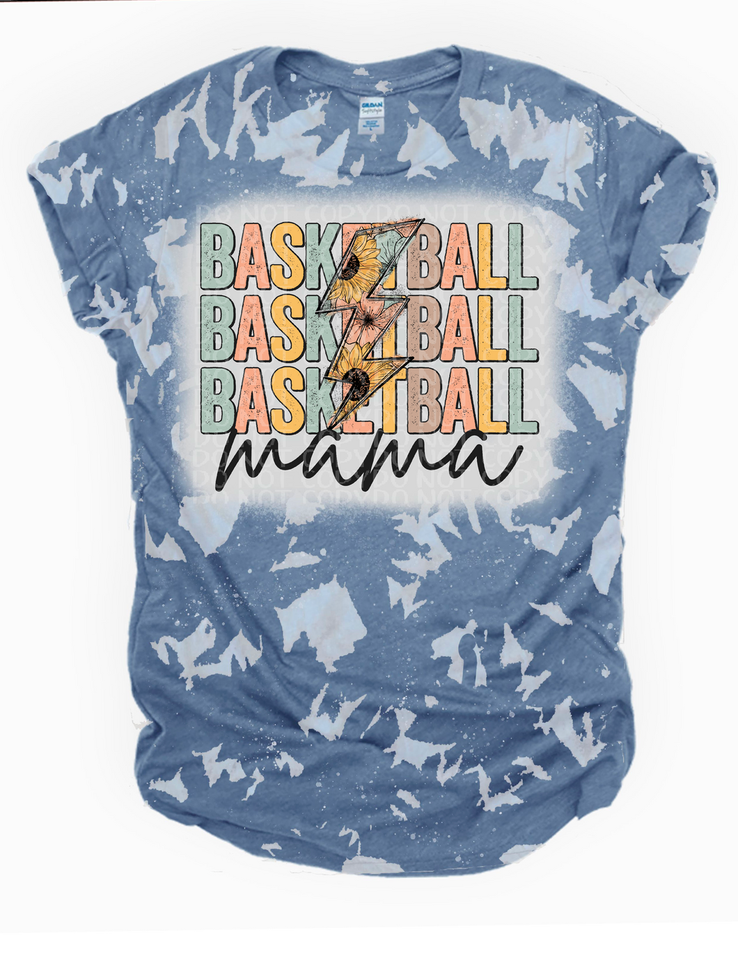 Basketball mama Bleached Tee