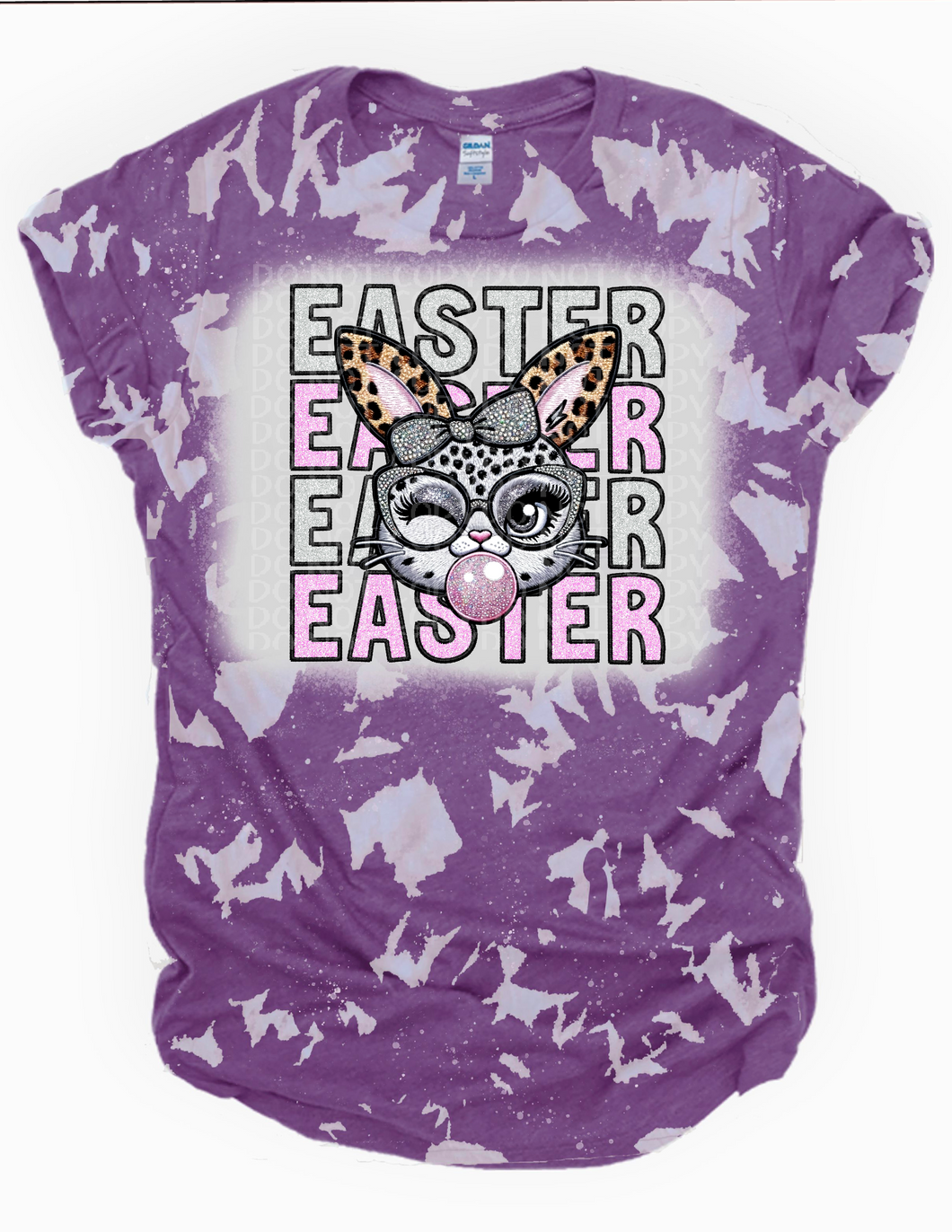 Easter Rabbit Bleached Tee