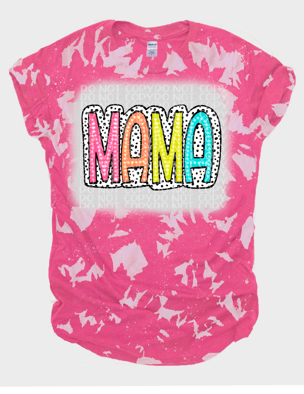 Mama Bright Dots Bleached Tee