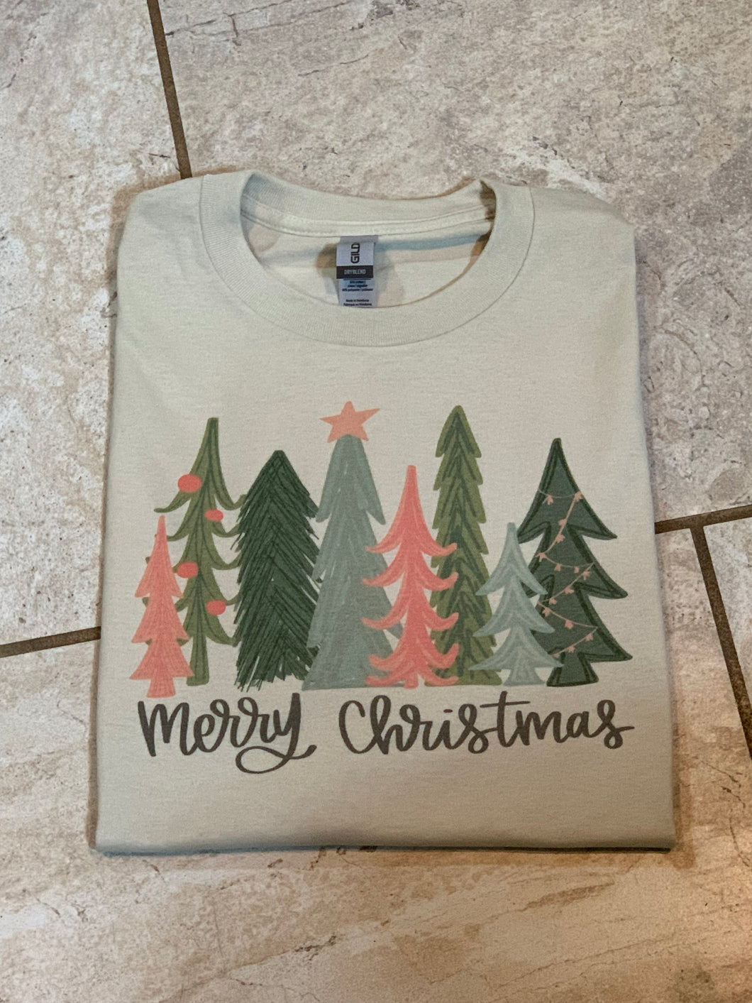 Merry Christmas Tree Tee