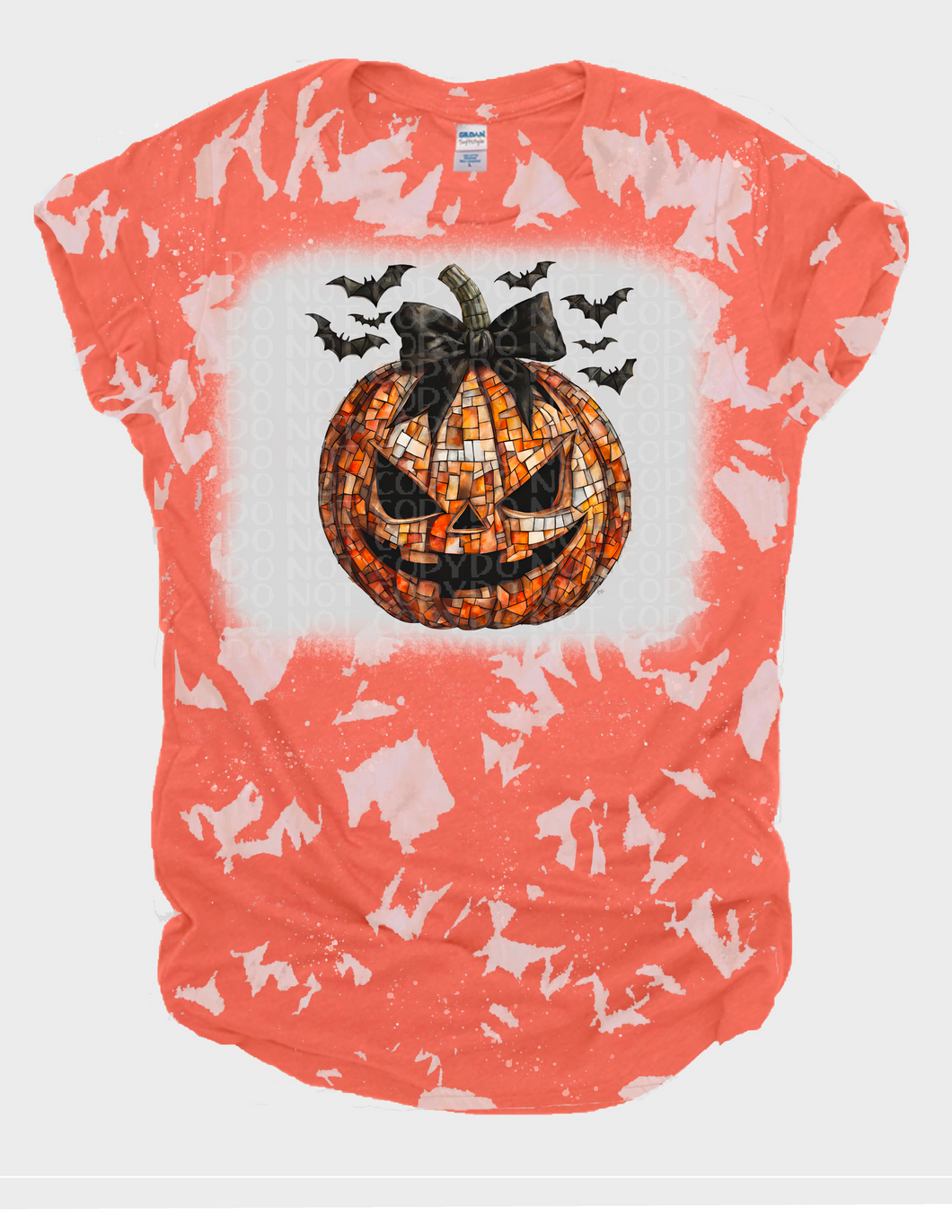 Spooky Pumpkin Disco Bleached Tee