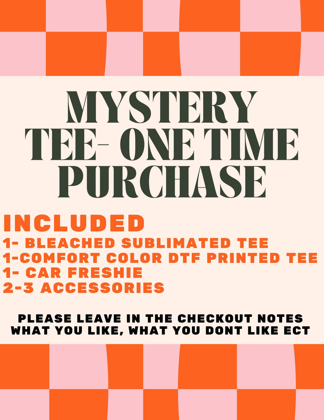 Mystery Tee Club- One Time Purchase