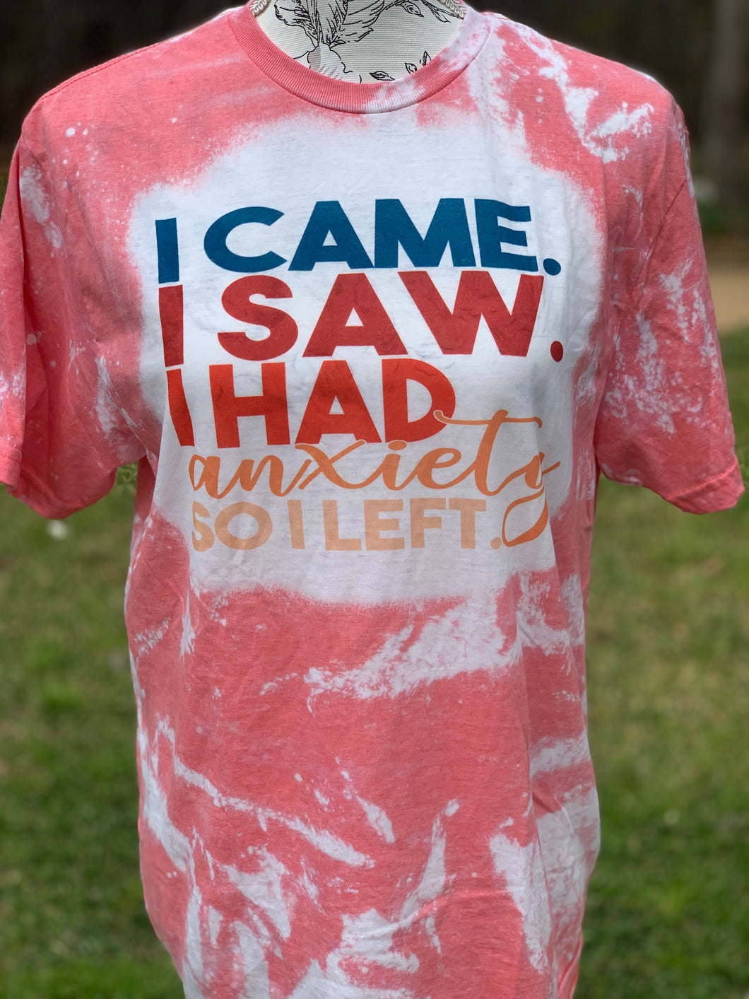 Anxiety Bleached Tee