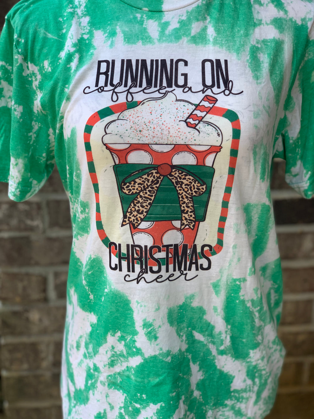 Christmas cheer coffee Bleached Tee