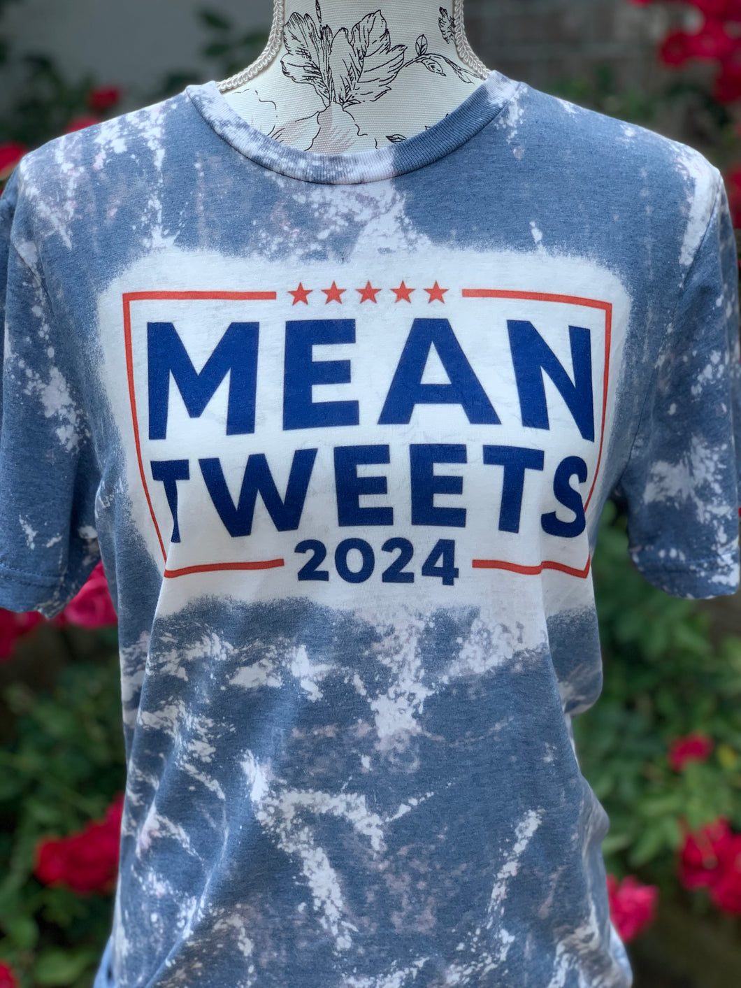 Mean Tweets Bleached Tee