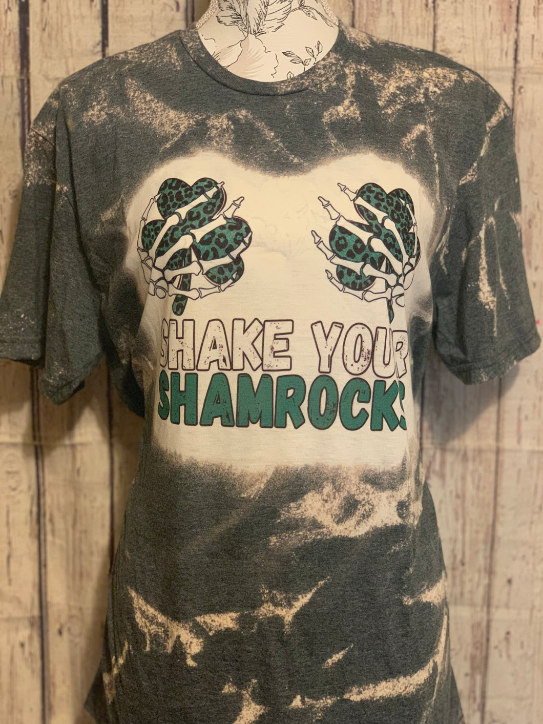 Shake your Shamrocks Bleached Tee