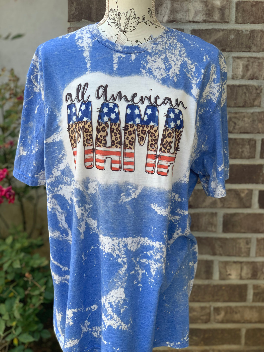 All American Mama Bleached Tee