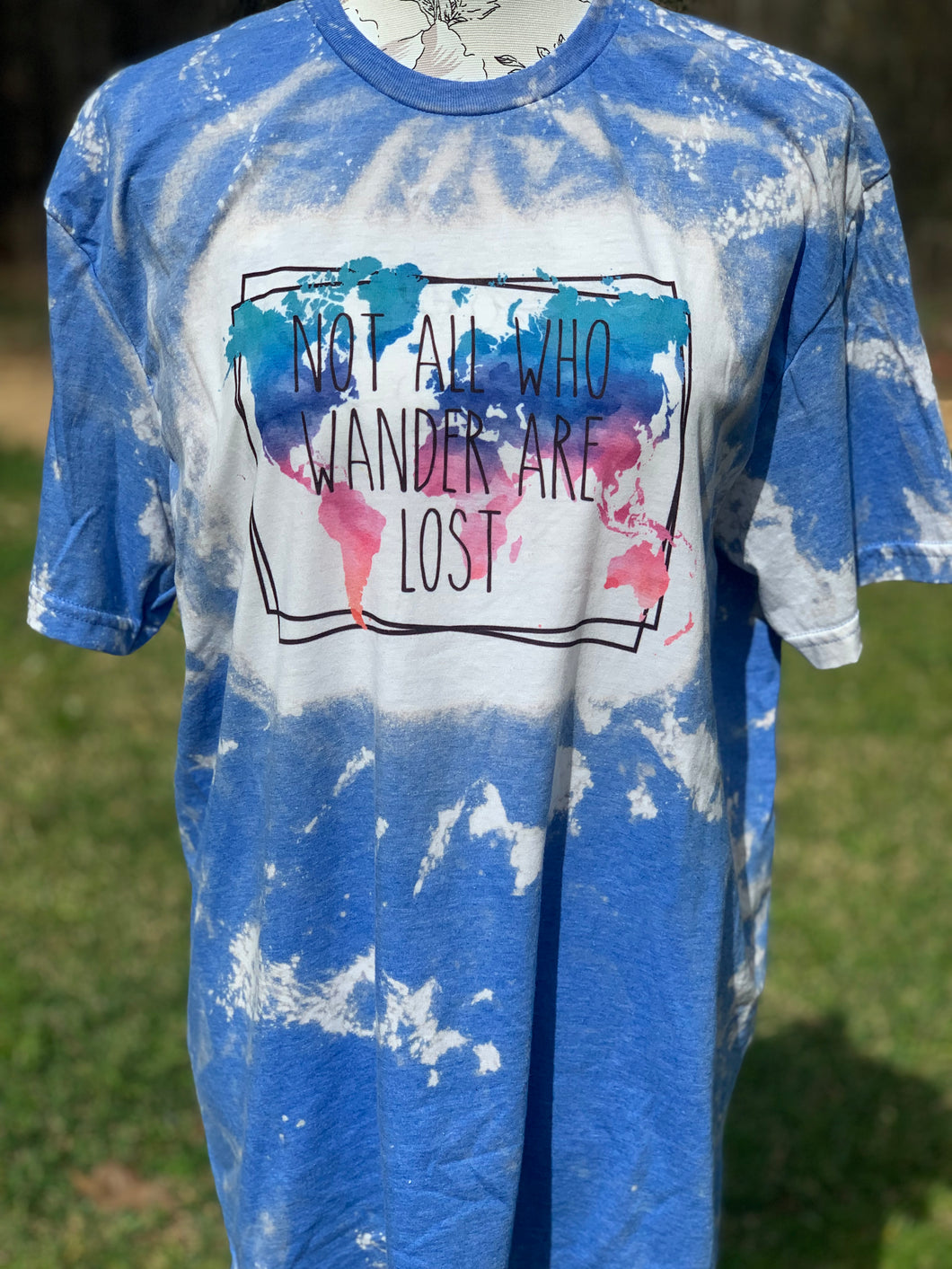 Not all who Wander Bleached Tee