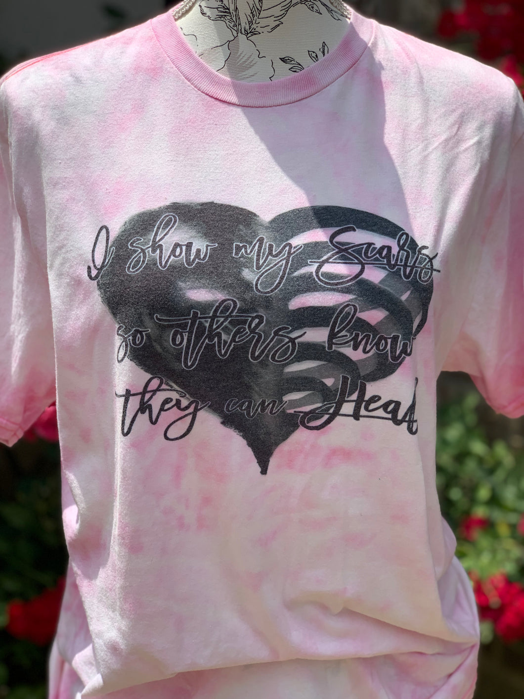 Scars heal Bleached Tee