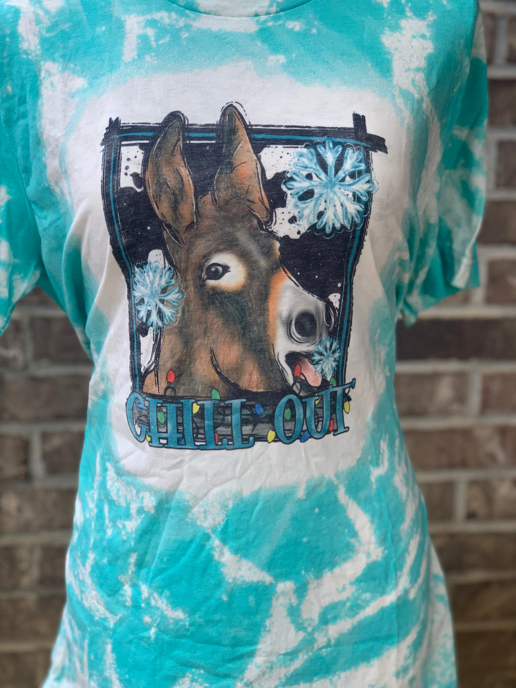 Chill out Donkey Bleached Tee