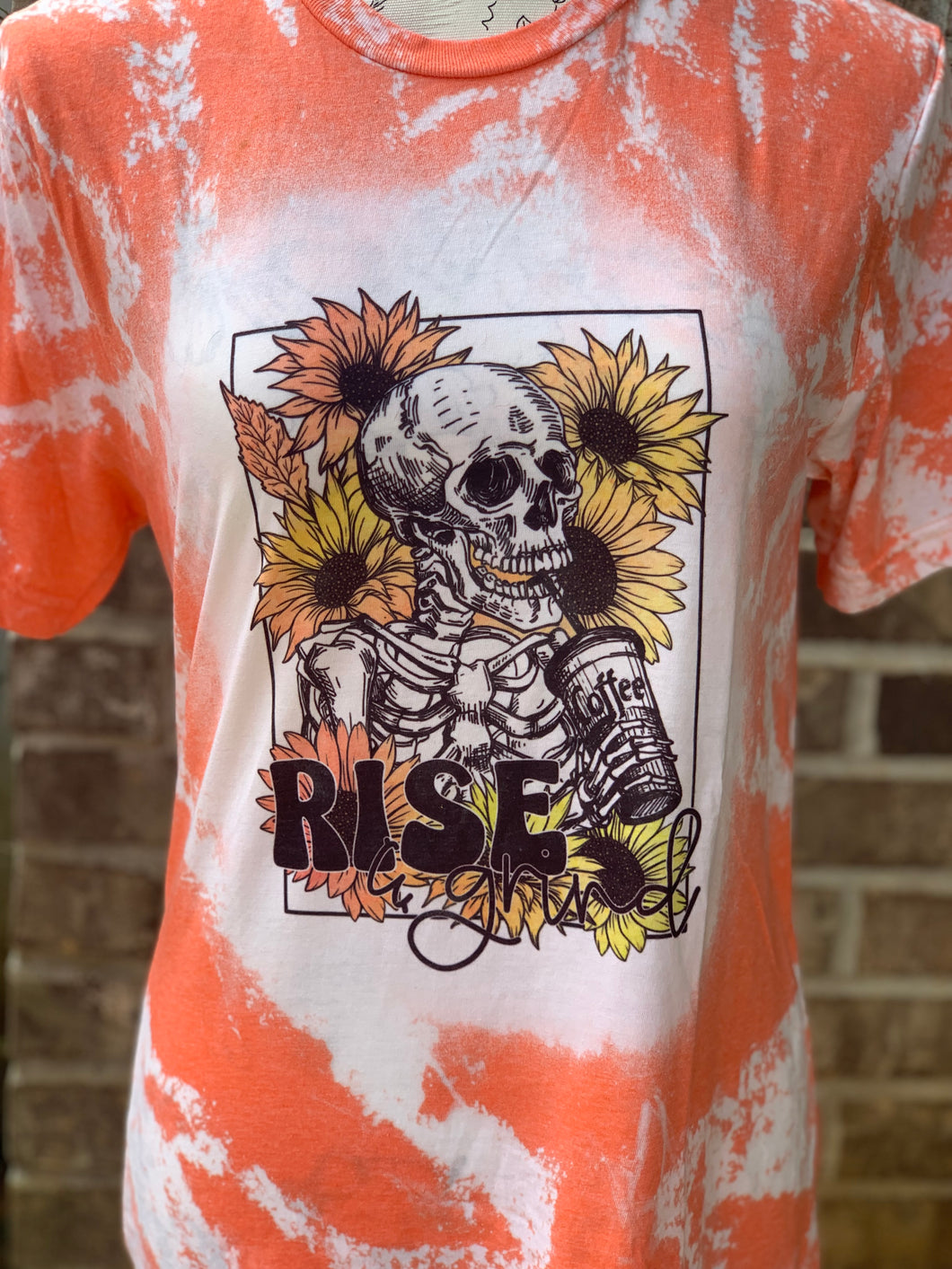 Rise and Grind Bleached Tee