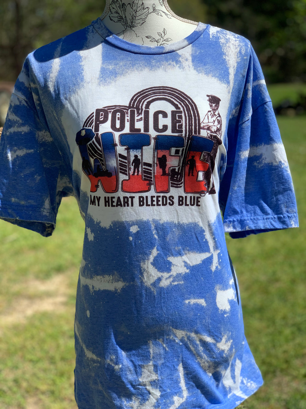 Police wife Bleached Tee